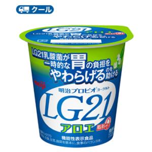 明治 プロビオ ヨーグルト LG21 食べる タイプ アロエ(112ｇ×12コ) クール便｜plusin