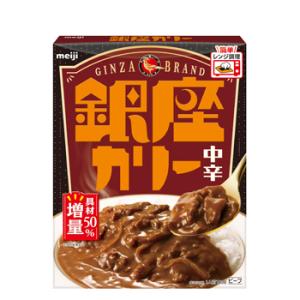 明治 銀座カリー レトルト食品中辛 180g×30袋 1ケース/保存食