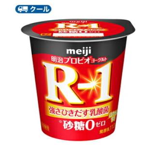明治R-1ヨーグルト　砂糖0食べるタイプ(112g ×24コ)　クール便　ゼロ｜plusin