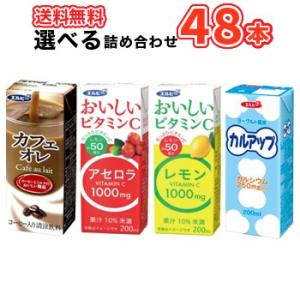 エルビー選べる紙パック カルアップ/Cアセロラ/Cレモン/カフェオレ（4種類から選べる2ケース）20...