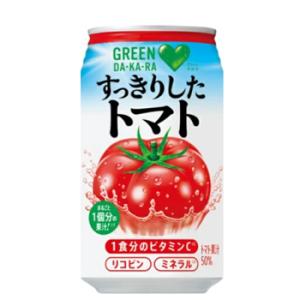 サントリー GREEN DAKARA(グリーン ダカラ) すっきりしたトマト 350g×24本入　缶...