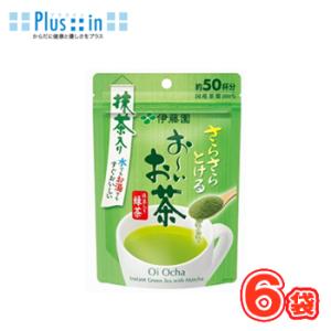 伊藤園 お〜いお茶 抹茶入りさらさら緑茶 40g×6袋入〔お〜いお茶 インスタント 粉末緑茶 粉 粉...