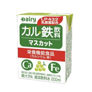 南日本酪農協同 デーリィ カル鉄飲料 マスカット 200ml×18本 九州｜plusin