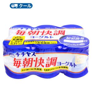 チチヤス　毎朝快調ヨーグルト（80g ×6）×４個入【クール便】〔ヨーグルト 乳酸菌 乳製品 カゼイ...