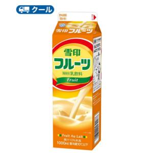 雪印　メグミルク　雪印フルーツ【1000ml×3本入】クール便　送料無料　〔雪印　フルーツ　クール便...