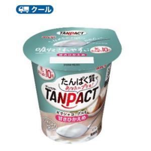 明治 TANPACT ヨーグルト 甘さひかえめ 110g×12コ 食べる ヨーグルト 濃縮ヨーグルト タンパクト/乳たんぱく