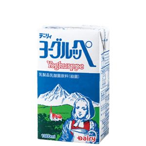 南日本酪農協同 デーリィ ヨーグルッペ 1000ml×6本  乳酸菌  Dairy 九州・宮崎/乳製...