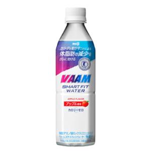 明治 VAAM ヴァーム　スマートフィット　ウォーター　アップル風味 PET 500ml×24本入 PET  〔VAAMウォーター500ml  ヴァームウォーター500ml〕｜plusin