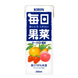 キリン　毎日果菜　(まいにちください） 250ml×24本入 紙パック〔果実飲料　フルーツ　野菜　ヨ...