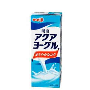 明治 アクアヨーグル 【200ml】×24本/4ケース　乳酸菌飲料/紙パック200/まとめ買い/ケース販売/ブリック/飲むヨーグルト