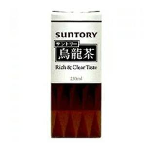 サントリー 烏龍茶 ウーロン茶　250ml× 24本　紙パック〔Suntory　サントリー　中国茶　...