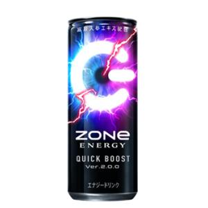 サントリー ZONe(ゾーン) QUICKBOOST β(クイックブーストベータ) Ver.2.0.0　240ml×30本【1ケース】缶〔エナジードリンク　缶 エナジー〕送料無料｜プラスイン