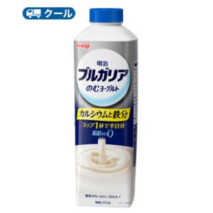 明治　ブルガリア　ヨーグルト脂肪0　カルシウムと鉄分