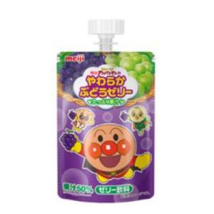 明治 それいけ！ アンパンマンのやわらかぶどうゼリー【100g×36袋】ブドウ　ぶどう　ゼリー