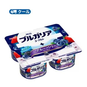 明治　ブルガリアヨーグルトブルーベリーミックス【70ｇ×4個×6セット】1箱/クール便 食べる