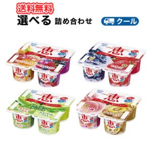 雪印　ナチュレ 恵 megumi  4種類から選べる2種類　70ｇ×4個×6ット【2ケース】　食べる （クール便）｜plusin