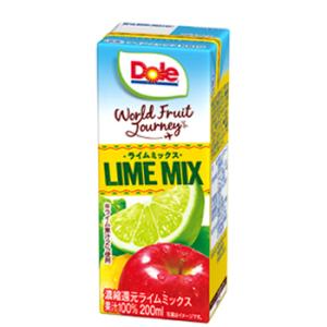 雪印　メグミルク　Dole　World Fruit Journey ライムミックス100％　LL20...