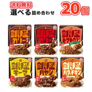 銀座カリー 中辛 辛口 キーマ バターチキン ハヤシ 48食 銀座カリー 明治 銀座カリー 5種類より選べるセット3種類×5個【15個入