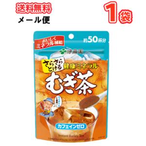 伊藤園 さらさら健康ミネラルむぎ茶 40g （約50杯分）　1袋（メール便）麦茶　むぎちゃ　カフェイ...