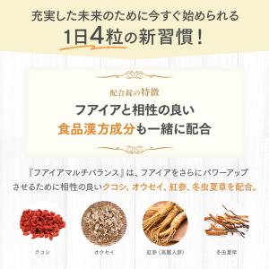 【公式】フアイアマルチバランス30日分 フアイ...の詳細画像2