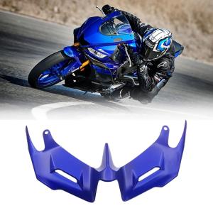 ヤマハ YZF-R3/YZF-R25 2014-2021用フロントフェアリング, エアロ, フロントカウル, ブラック/ブルー/カーボン｜pluslife