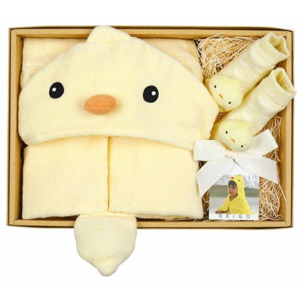 バス＆ソックスセット チック 61334 化粧箱あり DEIGO プレゼントギフト 赤ちゃん用 ぬい...