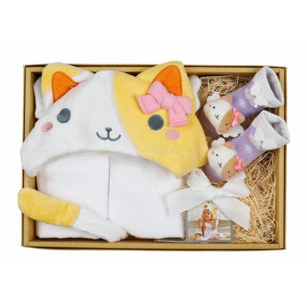 バス＆ソックスセット キティ 61336 化粧箱あり DEIGO プレゼントギフト 赤ちゃん用 ぬい...