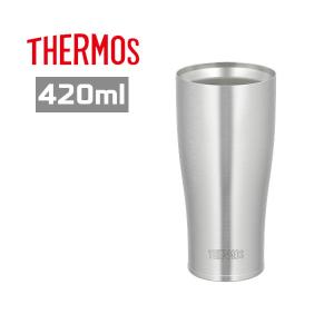 サーモス タンブラー JDE-420 S ステンレス 真空断熱グラス・コップ 420ml 保冷保温 母の日｜plusmart