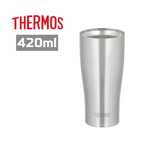 サーモス タンブラー JDE-420 S ステンレス 真空断熱グラス・コップ 420ml 保冷保温 ...