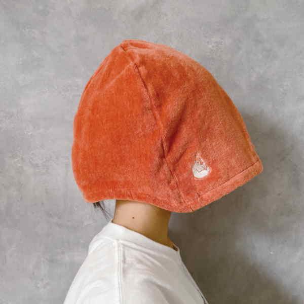 メール便送料無料 ごリラックス 瞑想サウナハット サウナオレンジ 24P45219 サ活 お風呂 バ...