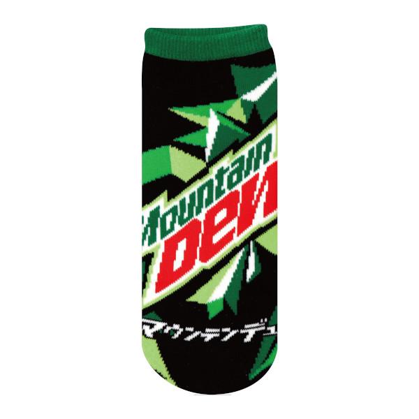 4個までメール便OK お菓子パッケージ ソックス マウンテンデュー JGS0722 靴下 22〜24...