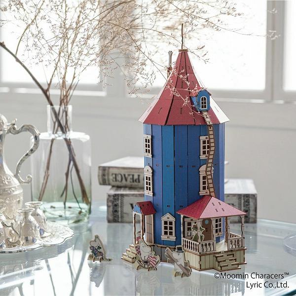 ムーミン Wooden Art ki-gu-mi ムーミンやしき 木製 ウッドパズル 立体パズル 木...