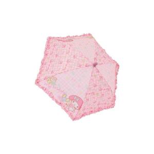 フリルキッズ傘 マイメロ チェック ピンク 40cm 60014 ジェイズプランニング 子供用かさ