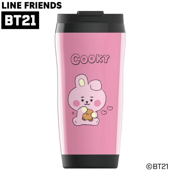 BT21プラスチックタンブラー COOKY 350ml ISBT-PTCO クッキー 水筒 マグボト...