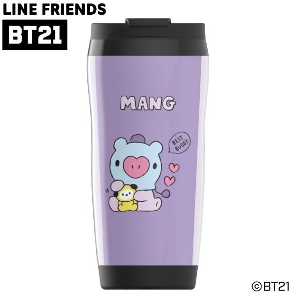BT21プラスチックタンブラー MANG 350ml ISBT-PTMA マン 水筒 マグボトル グ...