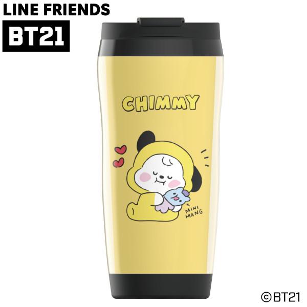 BT21プラスチックタンブラー CHIMMY 350ml ISBT-PTCH チミー 水筒 マグボト...