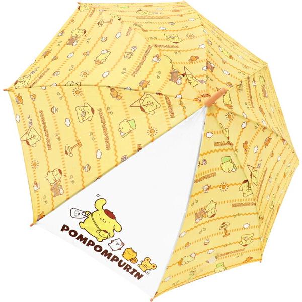 キャラクター長傘 55cm ポムポムプリン ライン 35184 ジェイズプランニング サンリオ 入学...