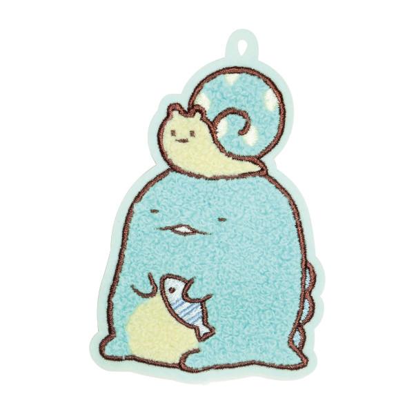 メール便送料無料 刺繍ワッペンチャーム すみっコぐらし とかげ WCM010 キーホルダー キーチェ...