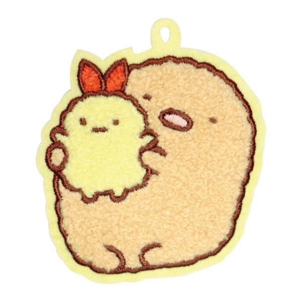 メール便送料無料 刺繍ワッペンチャーム すみっコぐらし とんかつ WCM011 キーホルダー キーチ...