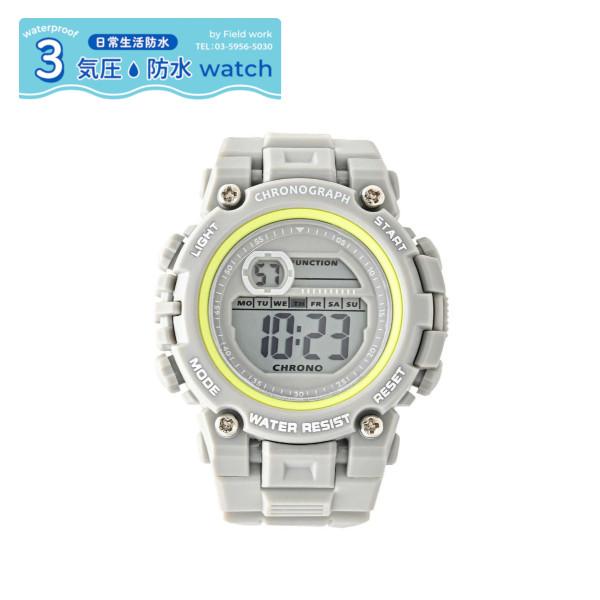 腕時計 WPスリー GY グレー YM091-3 3気圧 防水 腕時計 おしゃれ レディース フィー...