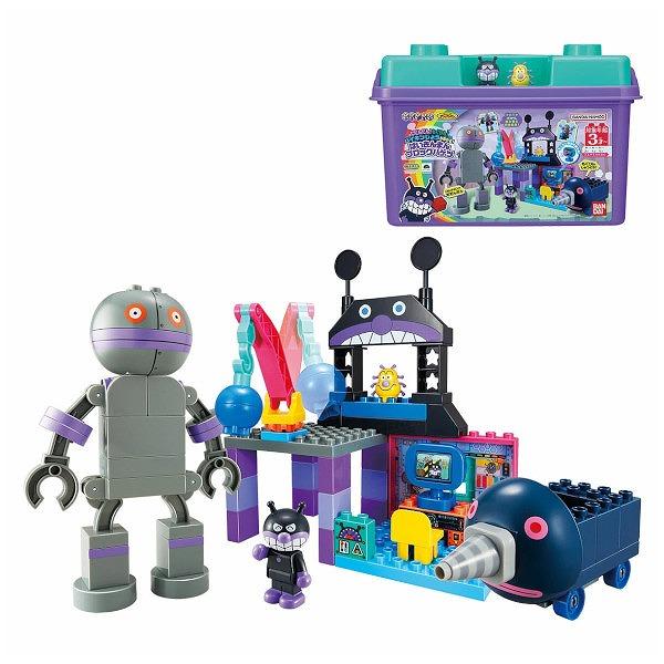 だだんだん！もぐりん！バイキンじょうが作れる！ ばいきんまんブロックバケツ バンダイ おもちゃ ギフ...