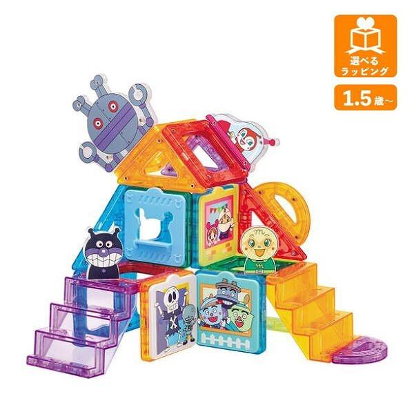 アンパンマン マグパネル パチッと知育！たっぷり遊べるDXセット  バンダイ だだんだん ばいきんま...