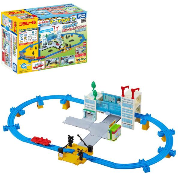 プラレール まちをつくって走らせよう!トミカとプラレールのマイタウンキット タカラトミー おもちゃ ...