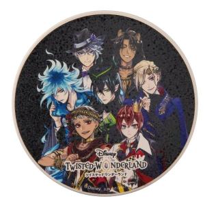 コースター 吸水 9cm フェイス ツイステッドワンダーランド 磁器