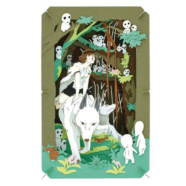 メール便送料無料 ペーパーシアター もののけ姫 PT-L80 コダマの棲む森 エンスカイ ジブリ P...