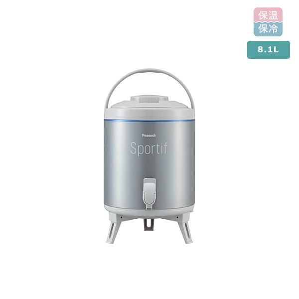 ピーコック キーパー INC-80 SL シルバー 8.1L 大容量 レジャー アウトドア キャンプ...