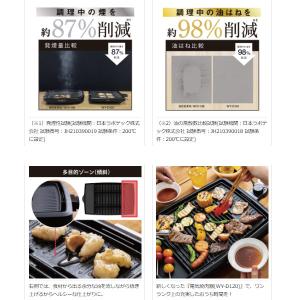 ピーコック 電気焼肉器 WY-D120 B 焼...の詳細画像1