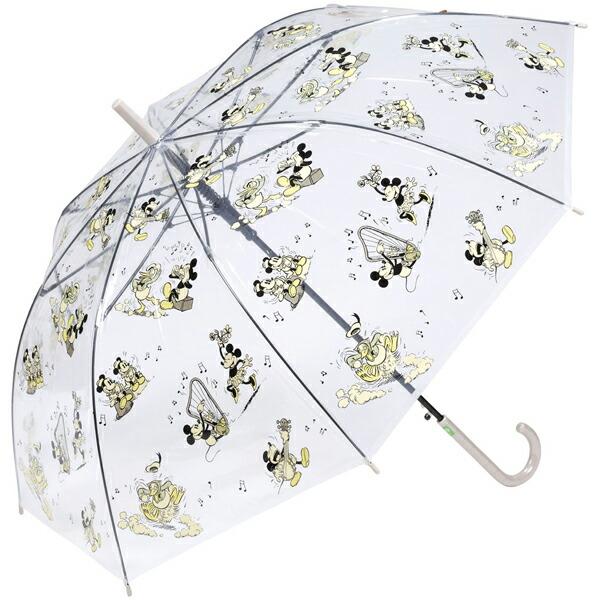 スケーター ビニール傘 60cm ミッキーマウス UBV4 ワンタッチ 子供 子ども 長傘 雨傘 キ...