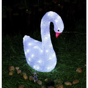 LEDクリスタルモチーフ スワン WG-8476 友愛玩具 クリスマスイルミネーション 飾り