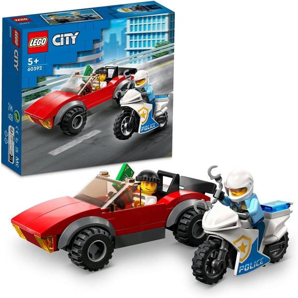 レゴ シティ ポリスバイクチェイス 60392 LEGO プレゼント おもちゃ ギフト ブロック